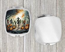 Load image into Gallery viewer, Zombies Spooky Halloween Compact Mirror – Stylish Purse Mirror with Artistic Covers