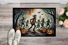 Load image into Gallery viewer, Zombies Spooky Halloween Doormat -  18x27 Decorative Floor Mat – Indoor/Outdoor Rug