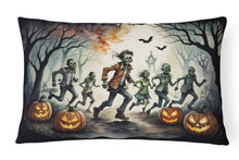 Load image into Gallery viewer, Zombies Spooky Halloween Fabric Decorative Pillow