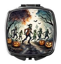 Load image into Gallery viewer, Zombies Spooky Halloween Compact Mirror – Stylish Purse Mirror with Artistic Covers