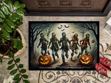 Load image into Gallery viewer, Zombies Spooky Halloween Doormat -  18x27 Decorative Floor Mat – Indoor/Outdoor Rug