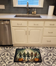Load image into Gallery viewer, Zombies Spooky Halloween Memory Foam Kitchen Mat
