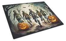 Load image into Gallery viewer, Zombies Spooky Halloween Glass Cutting Boards – Durable, Decorative Kitchen Art Large