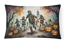 Load image into Gallery viewer, Zombies Spooky Halloween Fabric Decorative Pillow