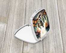 Load image into Gallery viewer, Zombies Spooky Halloween Compact Mirror – Stylish Purse Mirror with Artistic Covers