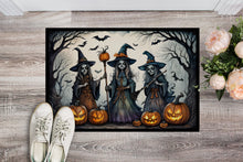 Load image into Gallery viewer, Witches Spooky Halloween Doormat -  18x27 Decorative Floor Mat – Indoor/Outdoor Rug
