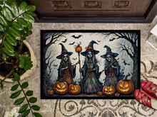 Load image into Gallery viewer, Witches Spooky Halloween Doormat -  18x27 Decorative Floor Mat – Indoor/Outdoor Rug