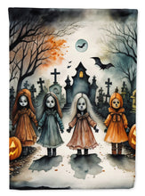 Load image into Gallery viewer, Creepy Dolls Spooky Halloween Garden Flag – Outdoor Decorative Yard Flag