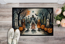 Load image into Gallery viewer, Creepy Dolls Spooky Halloween Doormat -  18x27 Decorative Floor Mat – Indoor/Outdoor Rug