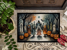 Load image into Gallery viewer, Creepy Dolls Spooky Halloween Doormat -  18x27 Decorative Floor Mat – Indoor/Outdoor Rug