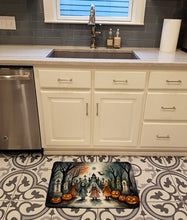 Load image into Gallery viewer, Creepy Dolls Spooky Halloween Memory Foam Kitchen Mat