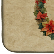 Load image into Gallery viewer, Affenpinscher Christmas Flowers Dish Drying Mat