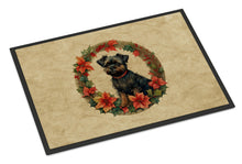 Load image into Gallery viewer, Affenpinscher Christmas Flowers Doormat
