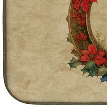 Load image into Gallery viewer, Afghan Hound Christmas Flowers Dish Drying Mat