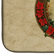 Load image into Gallery viewer, Alaskan Malamute Christmas Flowers Dish Drying Mat