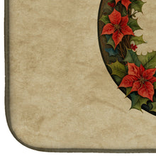 Load image into Gallery viewer, American English Coonhound Christmas Flowers Dish Drying Mat
