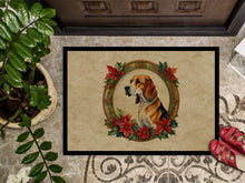 Load image into Gallery viewer, American Foxhound Christmas Flowers Doormat