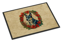 Load image into Gallery viewer, Australian Cattle Dog Christmas Flowers Doormat