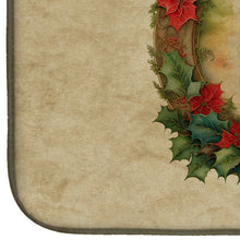 Load image into Gallery viewer, Australian Shepherd Christmas Flowers Dish Drying Mat