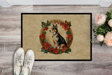 Load image into Gallery viewer, Basenji Christmas Flowers Doormat-24x36 Indoor / Outdoor Rug | Made in USA