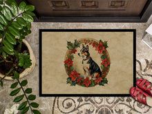 Load image into Gallery viewer, Basenji Christmas Flowers Doormat-24x36 Indoor / Outdoor Rug | Made in USA