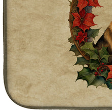 Load image into Gallery viewer, Belgian Malinois Christmas Flowers Dish Drying Mat