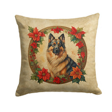 Load image into Gallery viewer, Belgian Tervuren Christmas Flowers Throw Pillow - 14x14 Decorative Pillow – Art for Your Home &amp; Patio