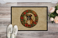Load image into Gallery viewer, Boxer Christmas Flowers Doormat-24x36 Indoor / Outdoor Rug | Made in USA