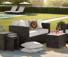 Load image into Gallery viewer, Boxer Christmas Flowers Throw Pillow