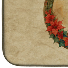 Load image into Gallery viewer, Cairn Terrier Christmas Flowers Dish Drying Mat