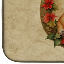 Load image into Gallery viewer, Chihuahua Christmas Flowers Dish Drying Mat