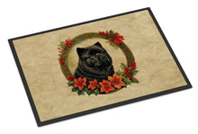 Load image into Gallery viewer, Chow Chow Christmas Flowers Doormat-24x36 Indoor / Outdoor Rug | Made in USA