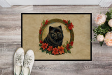 Load image into Gallery viewer, Chow Chow Christmas Flowers Doormat - 18X27 Indoor / Outdoor Rug | Made in USA