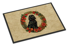 Load image into Gallery viewer, Cocker Spaniel Christmas Flowers Doormat - 18X27 Indoor / Outdoor Rug | Made in USA