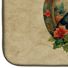 Load image into Gallery viewer, English Springer Spaniel Christmas Flowers Dish Drying Mat