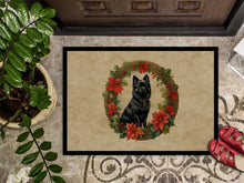 Load image into Gallery viewer, German Spitz Christmas Flowers Doormat-24x36 Indoor / Outdoor Rug | Made in USA