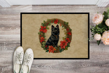Load image into Gallery viewer, German Spitz Christmas Flowers Doormat