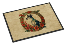 Load image into Gallery viewer, Greyhound Christmas Flowers Doormat