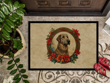 Load image into Gallery viewer, Irish Wolfhound Christmas Flowers Doormat-24x36 Indoor / Outdoor Rug | Made in USA