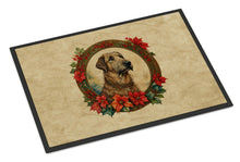Load image into Gallery viewer, Irish Wolfhound Christmas Flowers Doormat-24x36 Indoor / Outdoor Rug | Made in USA