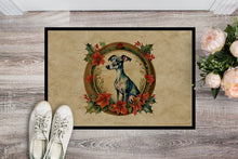Load image into Gallery viewer, Italian Greyhound Christmas Flowers Doormat-24x36 Indoor / Outdoor Rug | Made in USA