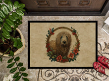 Load image into Gallery viewer, Komondor Christmas Flowers Doormat-24x36 Indoor / Outdoor Rug | Made in USA