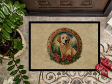 Load image into Gallery viewer, Kuvasz Christmas Flowers Doormat-24x36 Indoor / Outdoor Rug | Made in USA