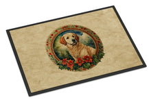 Load image into Gallery viewer, Kuvasz Christmas Flowers Doormat-24x36 Indoor / Outdoor Rug | Made in USA