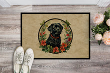 Load image into Gallery viewer, Labrador Retriever Christmas Flowers Doormat-24x36 Indoor / Outdoor Rug | Made in USA
