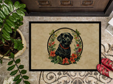 Load image into Gallery viewer, Labrador Retriever Christmas Flowers Doormat-24x36 Indoor / Outdoor Rug | Made in USA