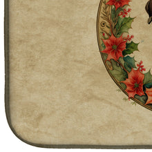 Load image into Gallery viewer, Labrador Retriever Christmas Flowers Dish Drying Mat