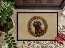 Load image into Gallery viewer, Labrador Retriever Christmas Flowers Doormat - 18X27 Indoor / Outdoor Rug | Made in USA