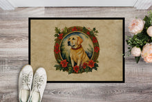 Load image into Gallery viewer, Labrador Retriever Christmas Flowers Doormat-24x36 Indoor / Outdoor Rug | Made in USA