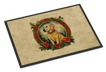 Load image into Gallery viewer, Labrador Retriever Christmas Flowers Doormat - 18X27 Indoor / Outdoor Rug | Made in USA